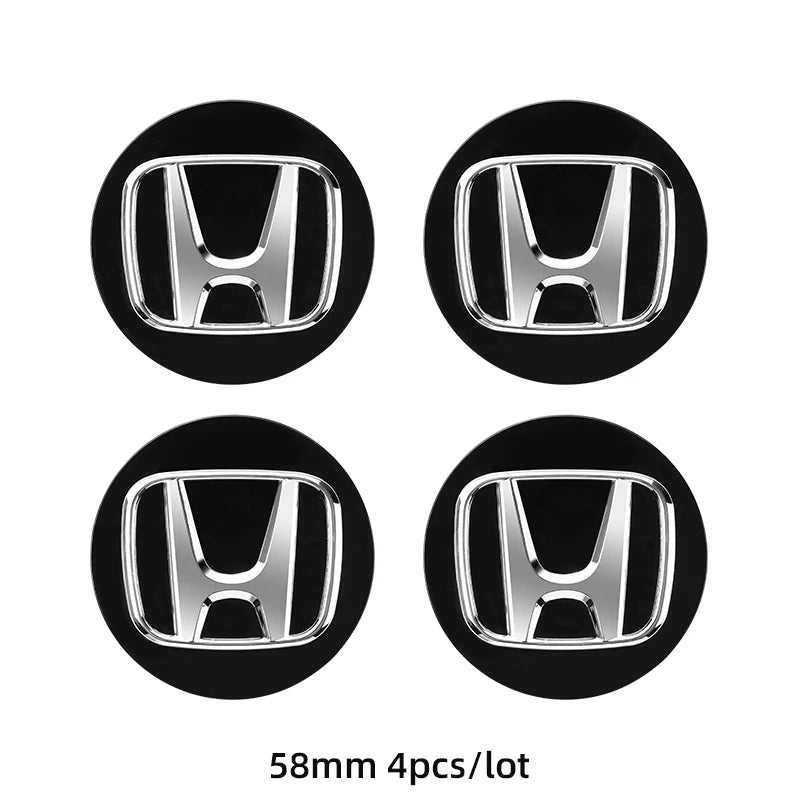 4pcs cap de roue "Honda"