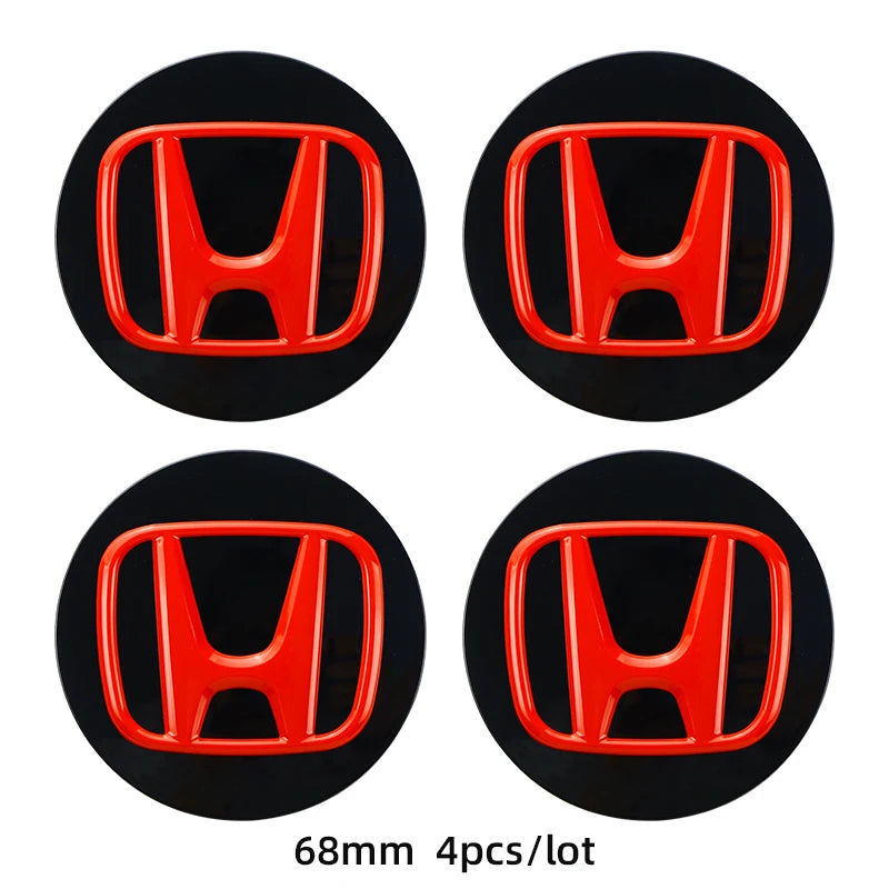 4pcs cap de roue "Honda"